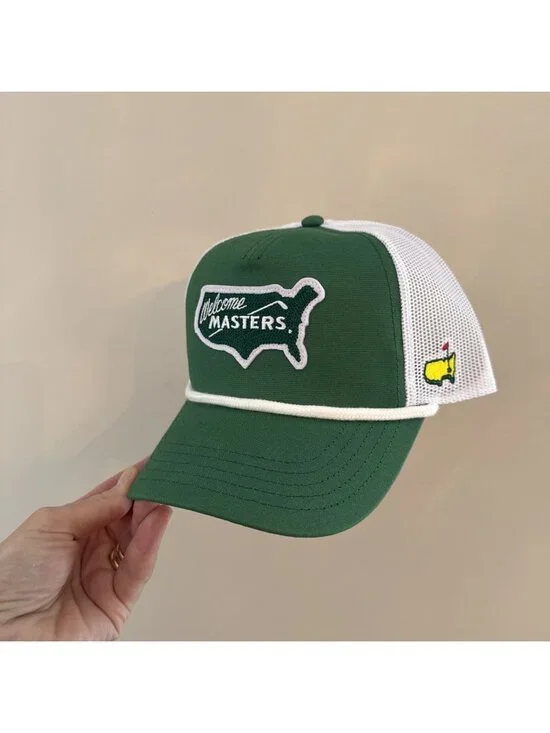 Masters Golf 2026 Hat Green Welcome SnapBack - Picture 1 of 6
